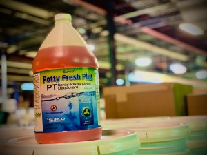 Potty Fresh Spray Washdown Solution